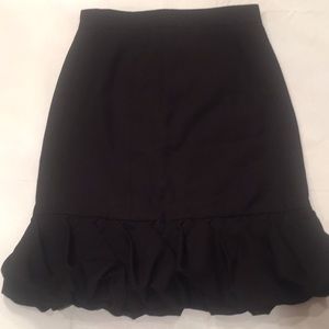 BB Dakota Black ruffled skirt